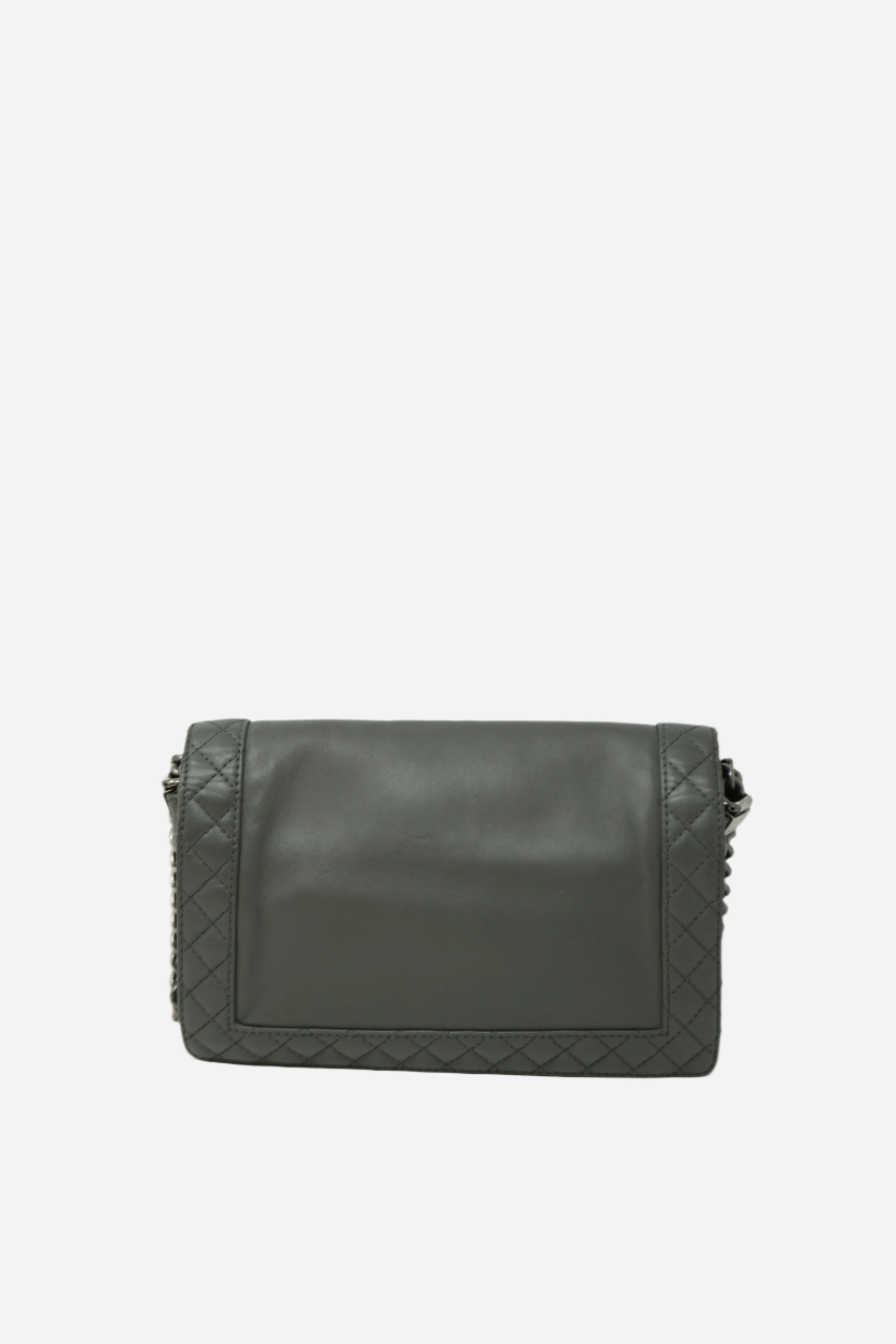 Pre-owned Chanel Medium Reverso Boy Calf