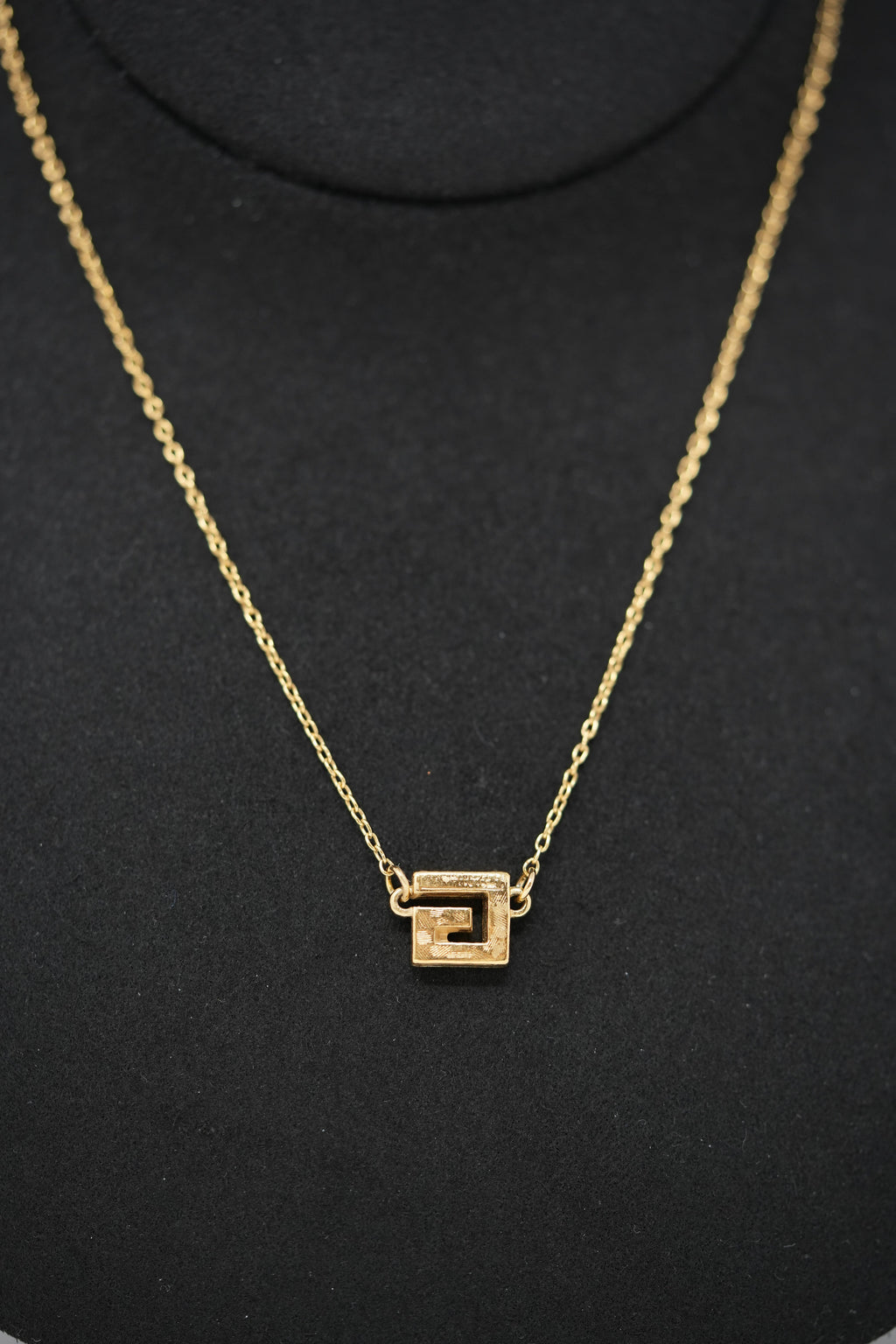 Givenchy G Rhinestone Necklace