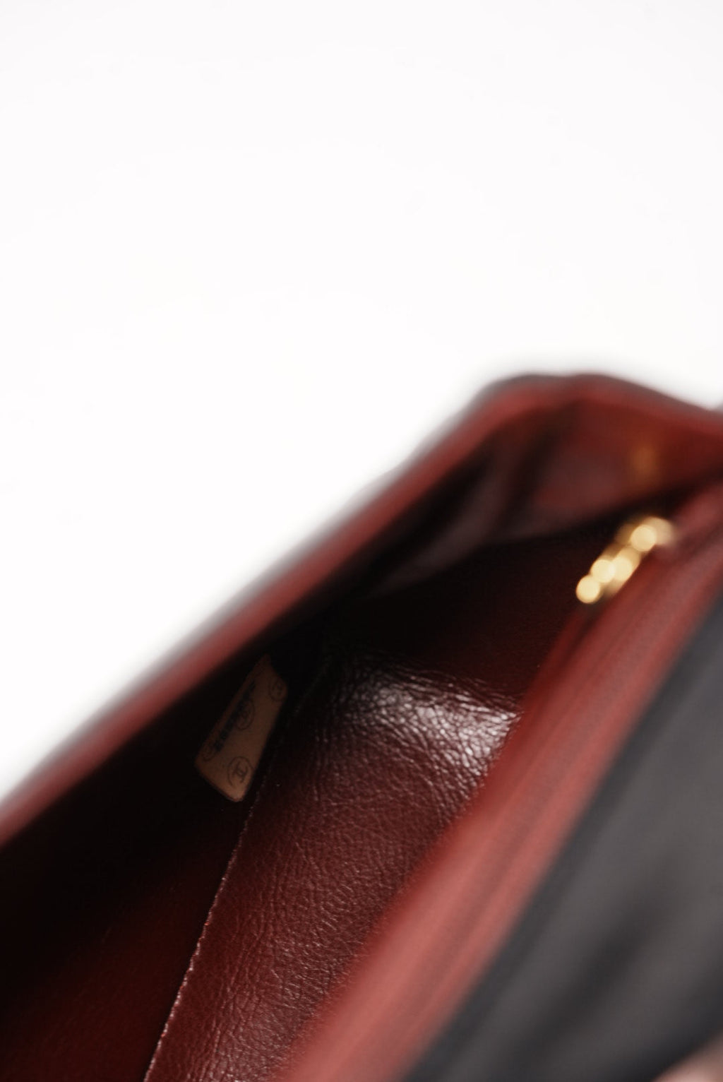 Pre-Owned CHANEL 1991-1994 Black Lambskin Mini Square refurbished