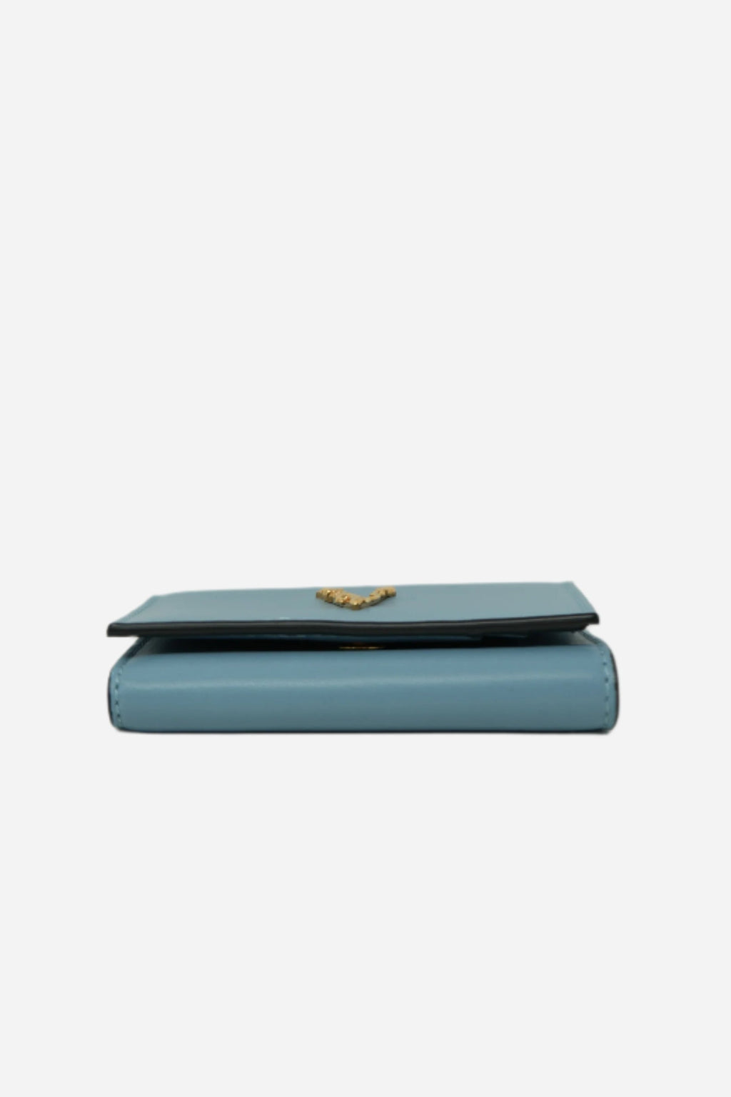 Versace Blue Compact Wallet