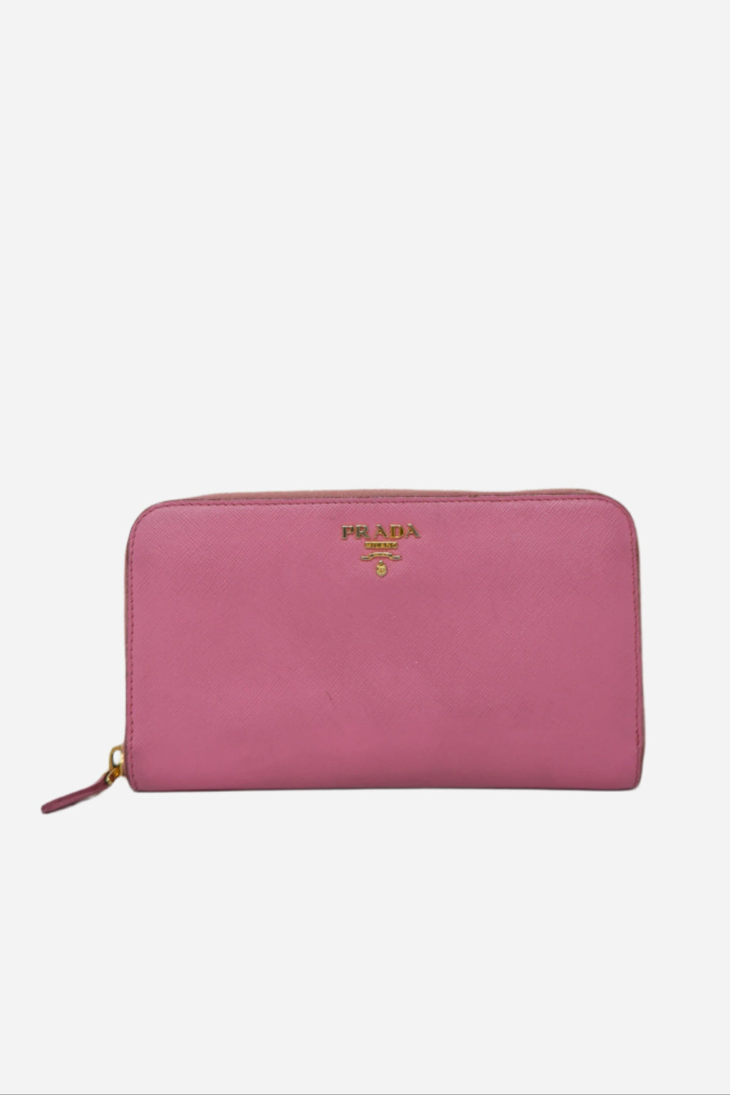 Prada Saffiano Long Zipped Wallet