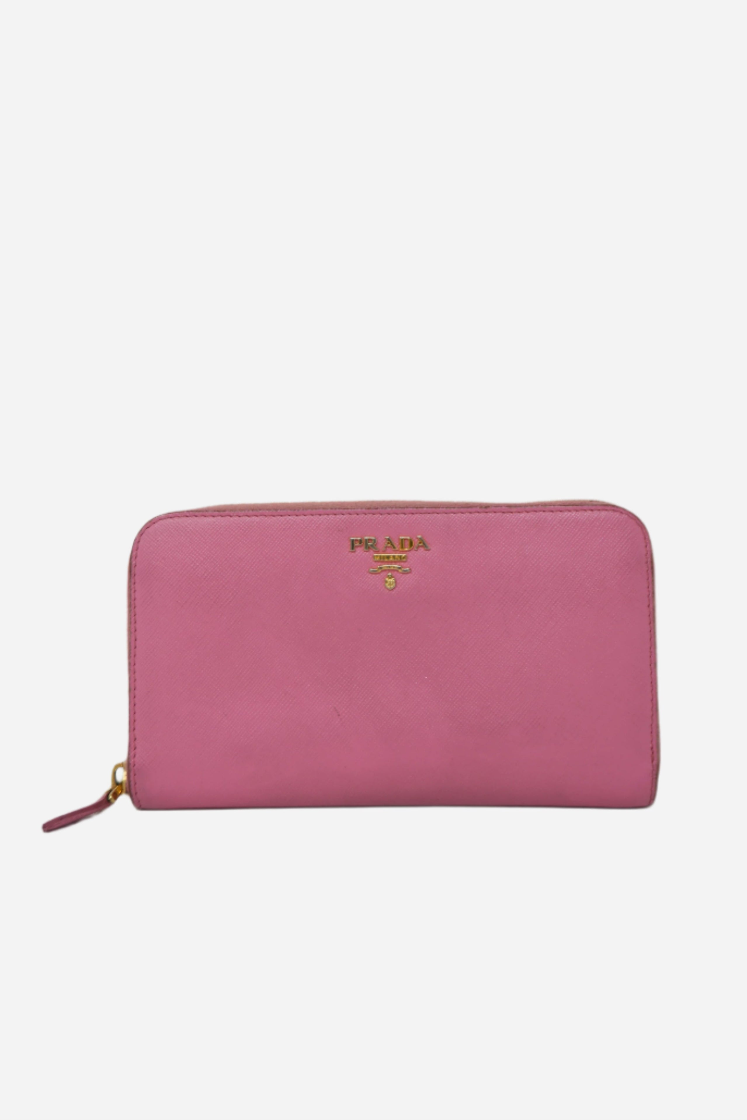 Prada Saffiano Long Zipped Wallet