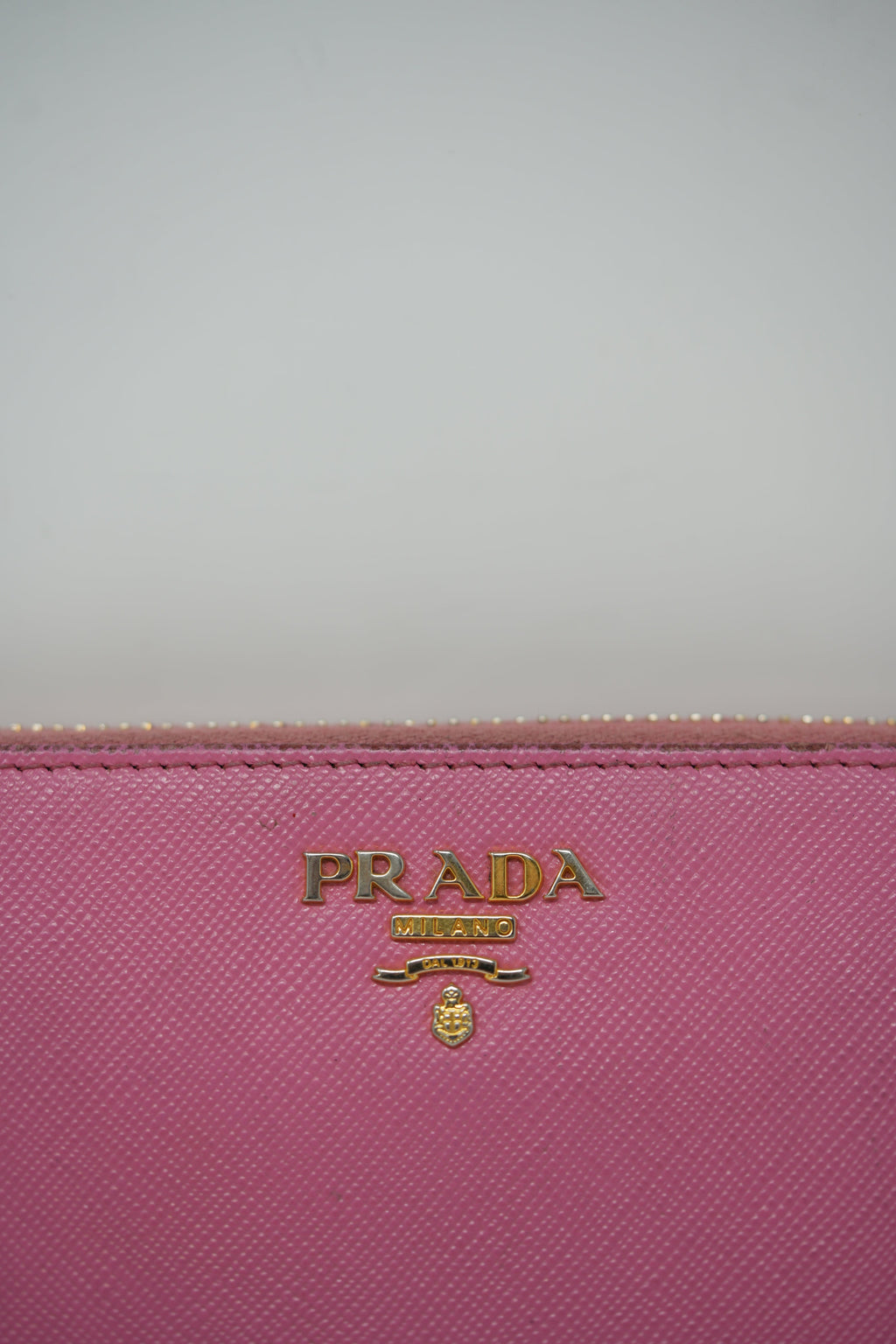 Prada Saffiano Long Zipped Wallet