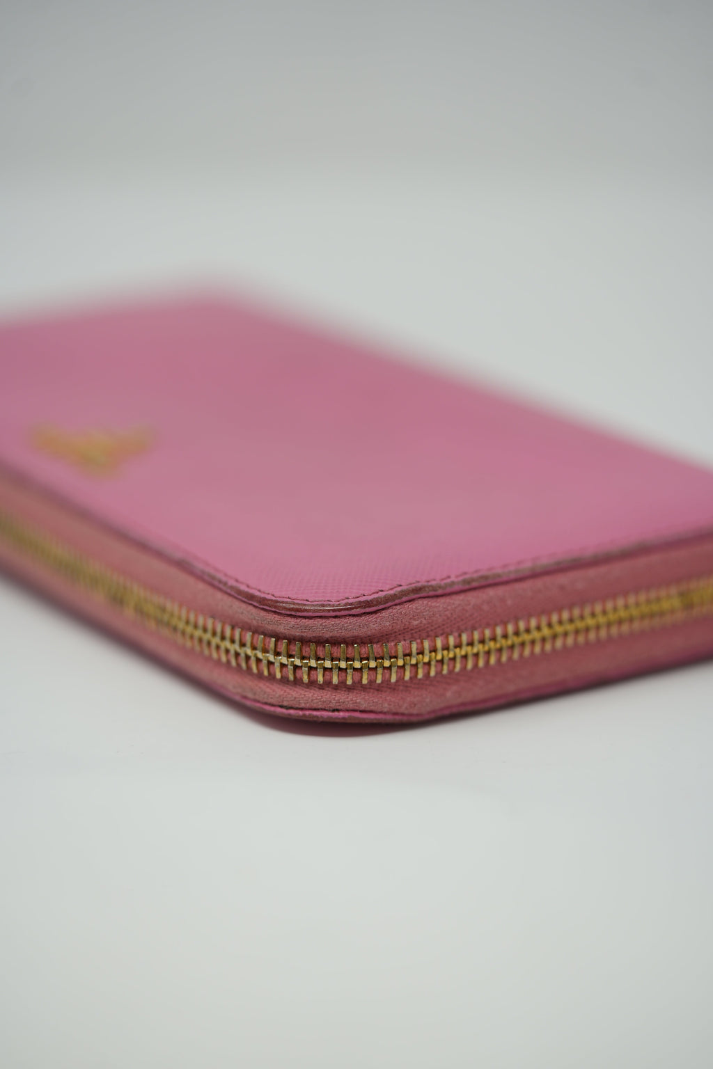 Prada Saffiano Long Zipped Wallet