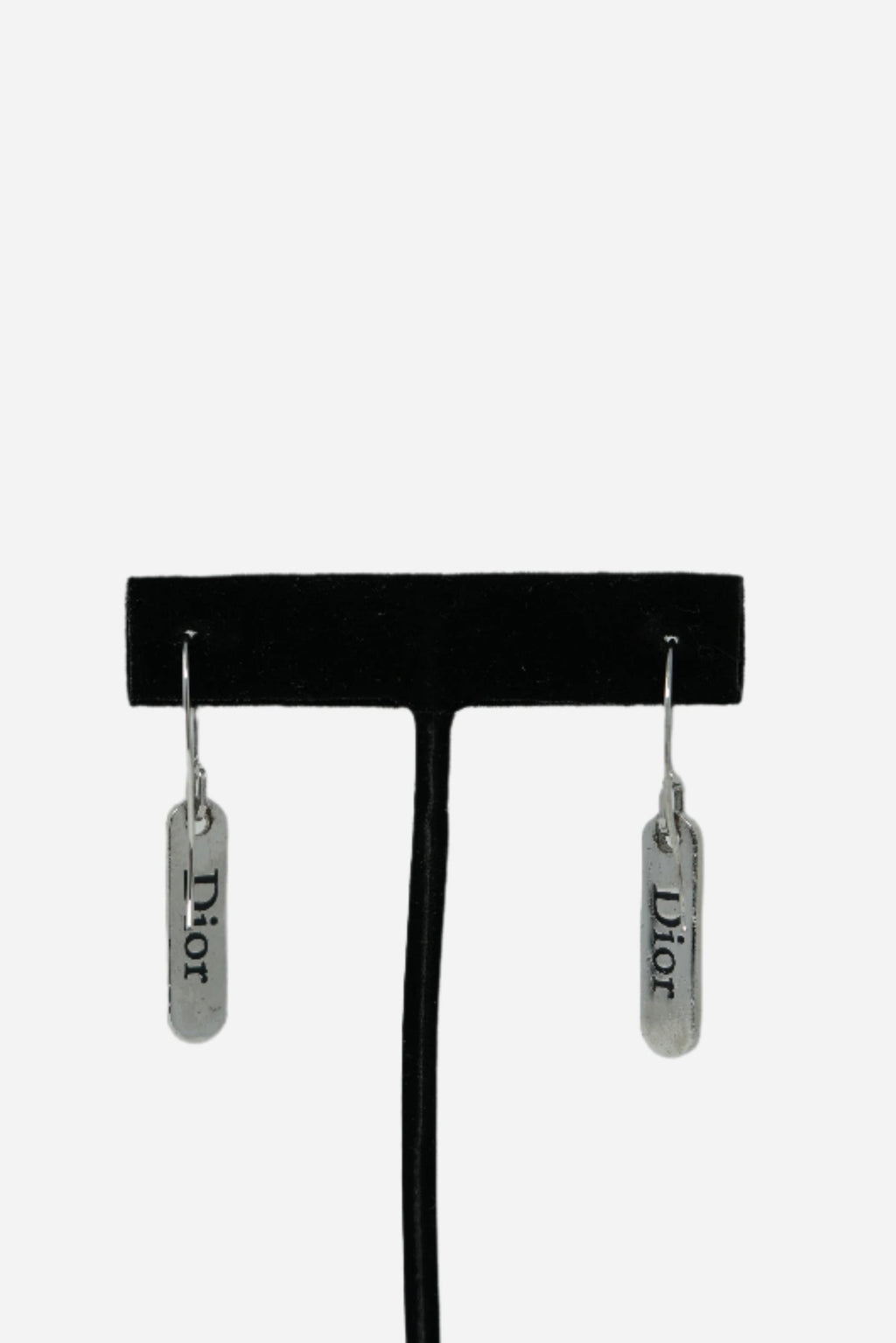 Dior Vintage Logo Dangle Earrings