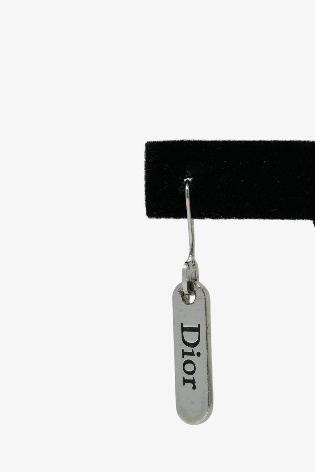 Dior Vintage Logo Dangle Earrings