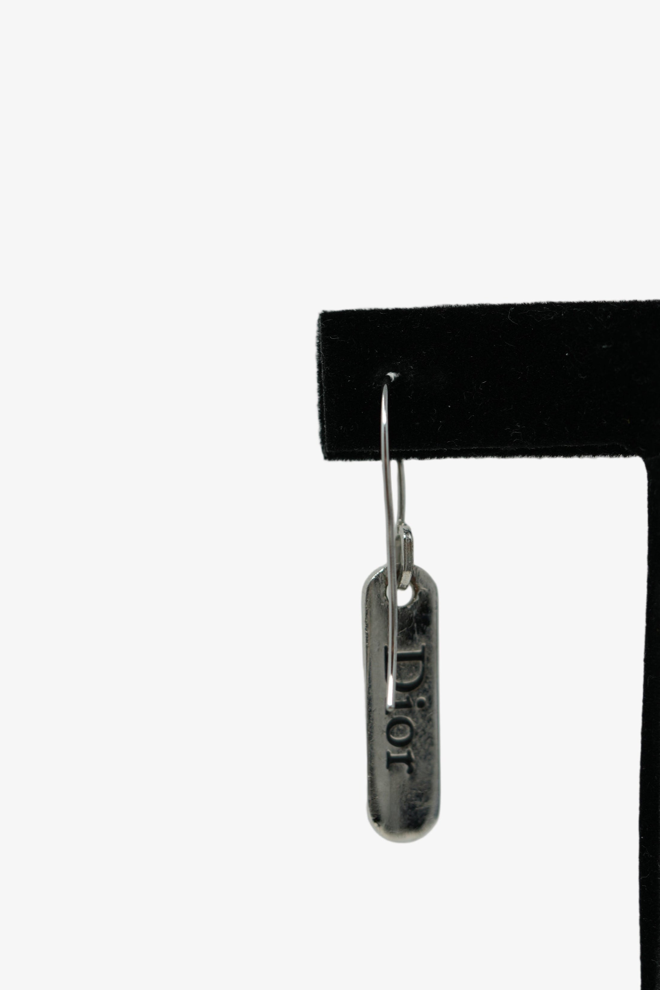 Dior Vintage Logo Dangle Earrings