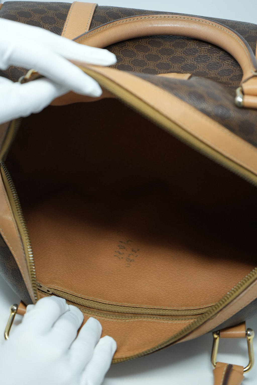Celine Macadam Boston 30 Top Handle Bag