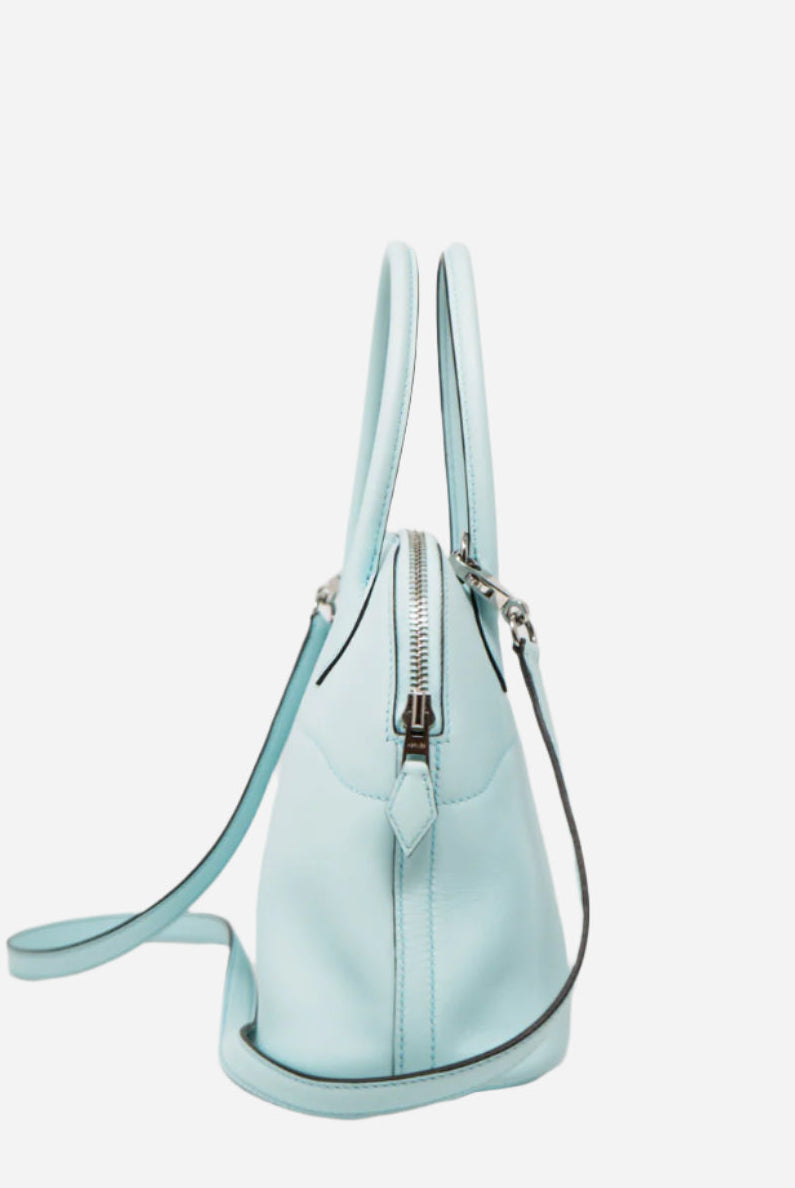 Hermes 2017 Blue Swift Leather Bolide 27 Handbag
