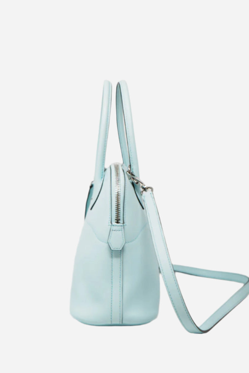 Hermes 2017 Blue Swift Leather Bolide 27 Handbag