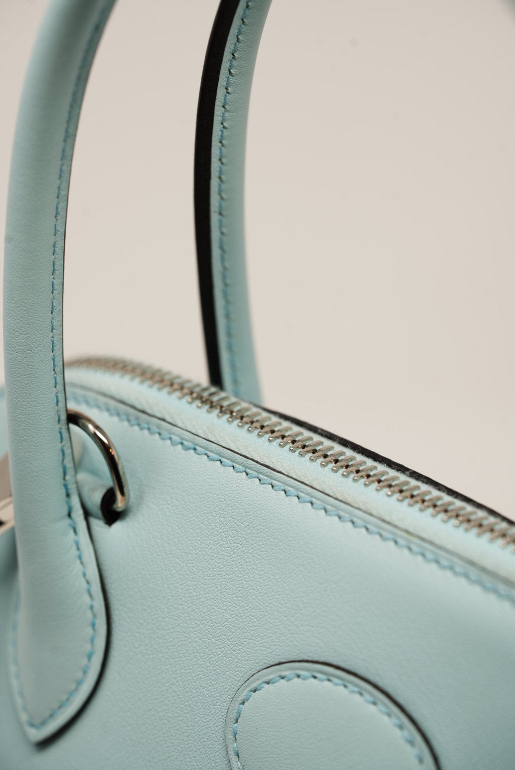 Hermes 2017 Blue Swift Leather Bolide 27 Handbag