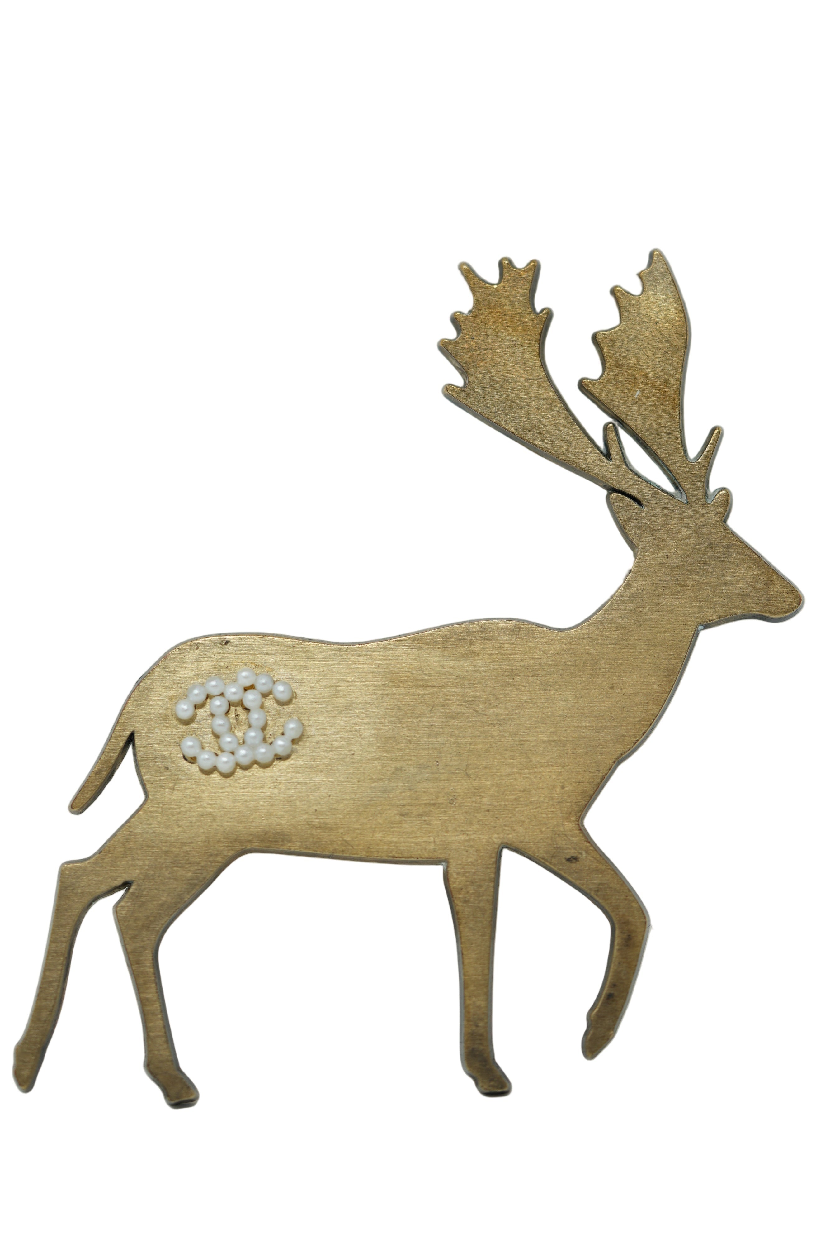 Pre-owned Chanel Deer Brooch