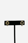 Christian Dior Heart Rhinestone Earring Clip-on