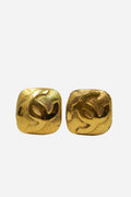 Pre-owned Chanel Vintage Rhombus CC Earrings