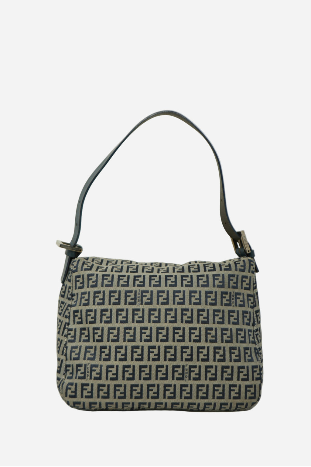 Fendi 2000-2010 Zuccino Canvas Double Flap Bag