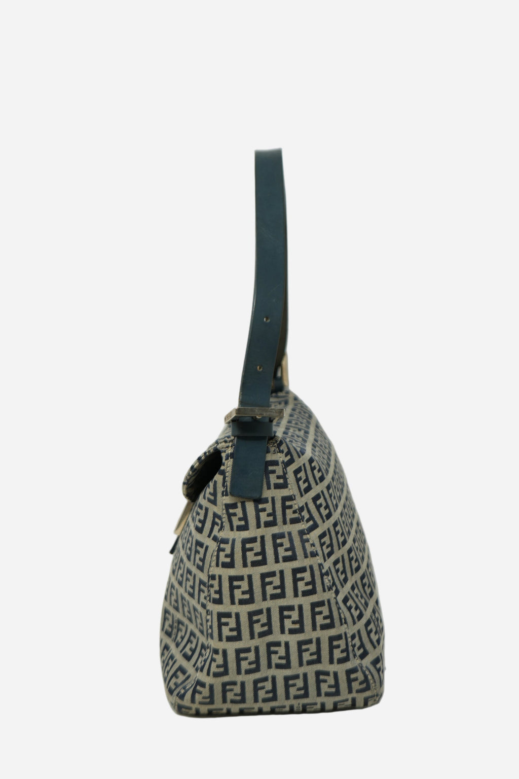 Fendi 2000-2010 Zuccino Canvas Double Flap Bag