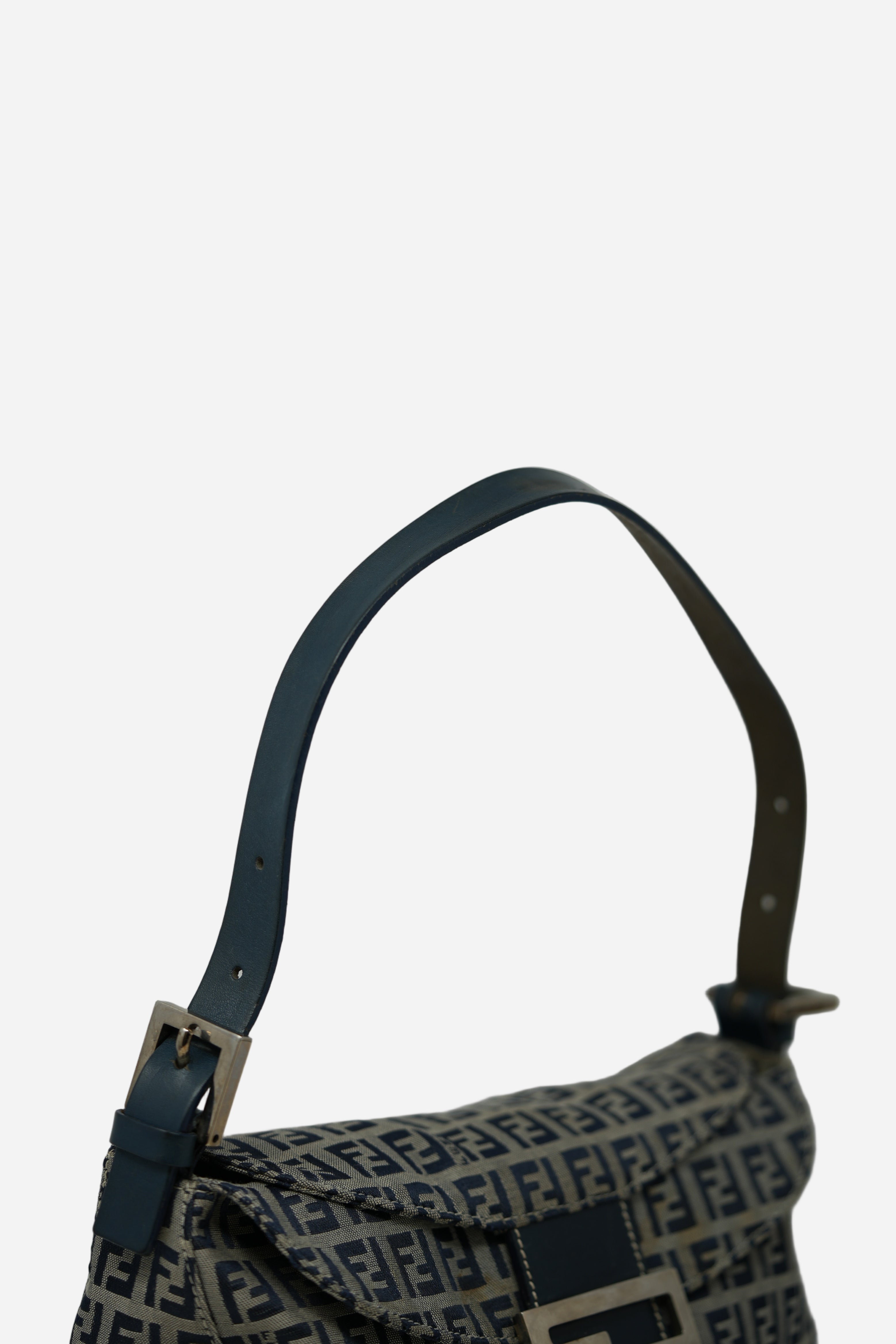 Fendi 2000-2010 Zuccino Canvas Double Flap Bag