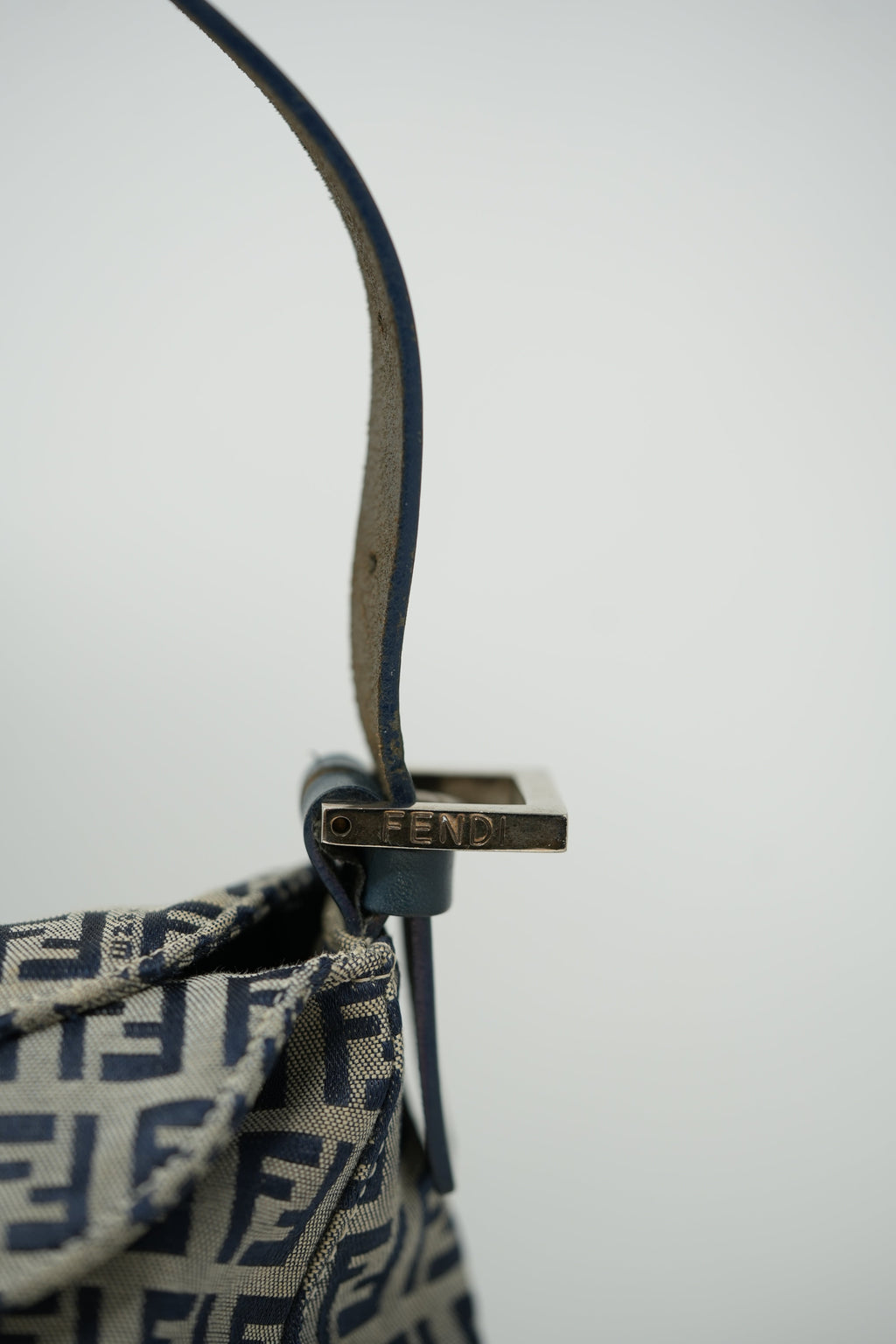 Fendi 2000-2010 Zuccino Canvas Double Flap Bag