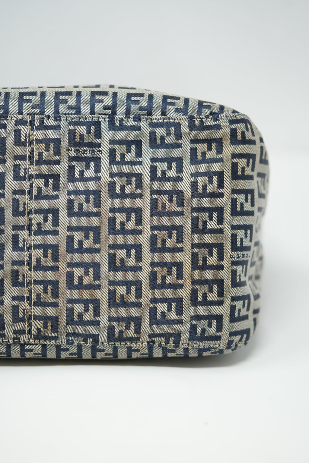 Fendi 2000-2010 Zuccino Canvas Double Flap Bag