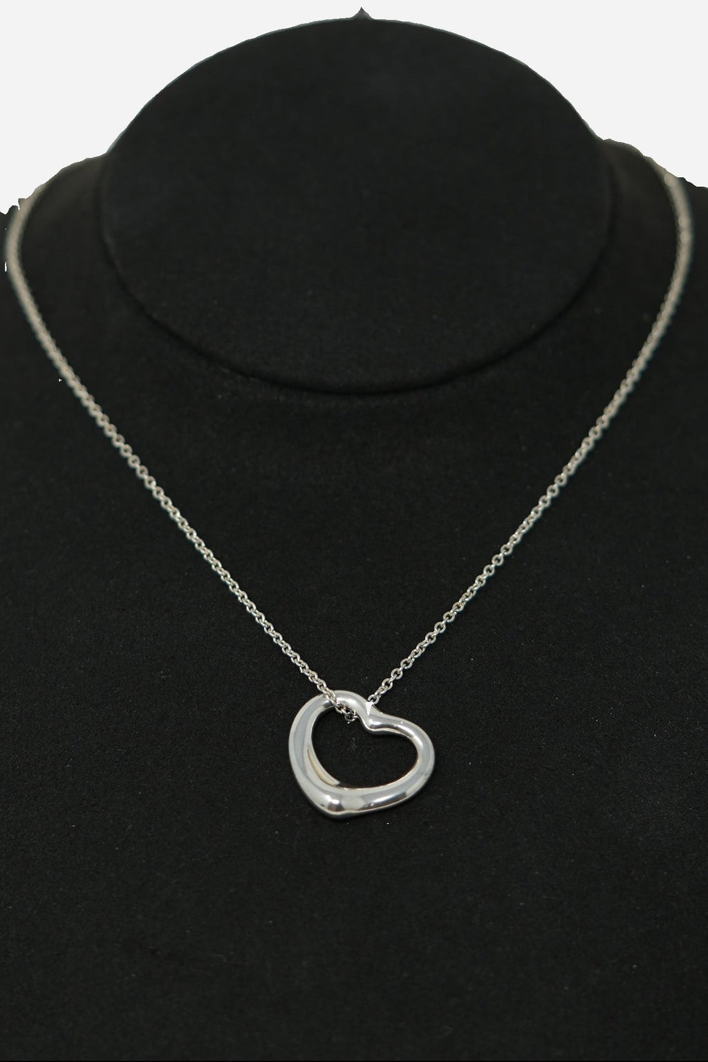 Tiffany Elsa Heart Pendant In Silver