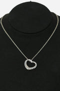 Tiffany Elsa Heart Pendant In Silver