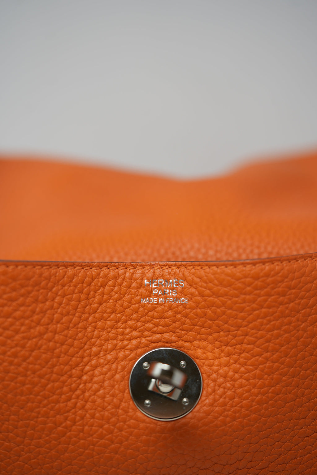 Hermes 2015 Lindy 30 TC Leather Handbag