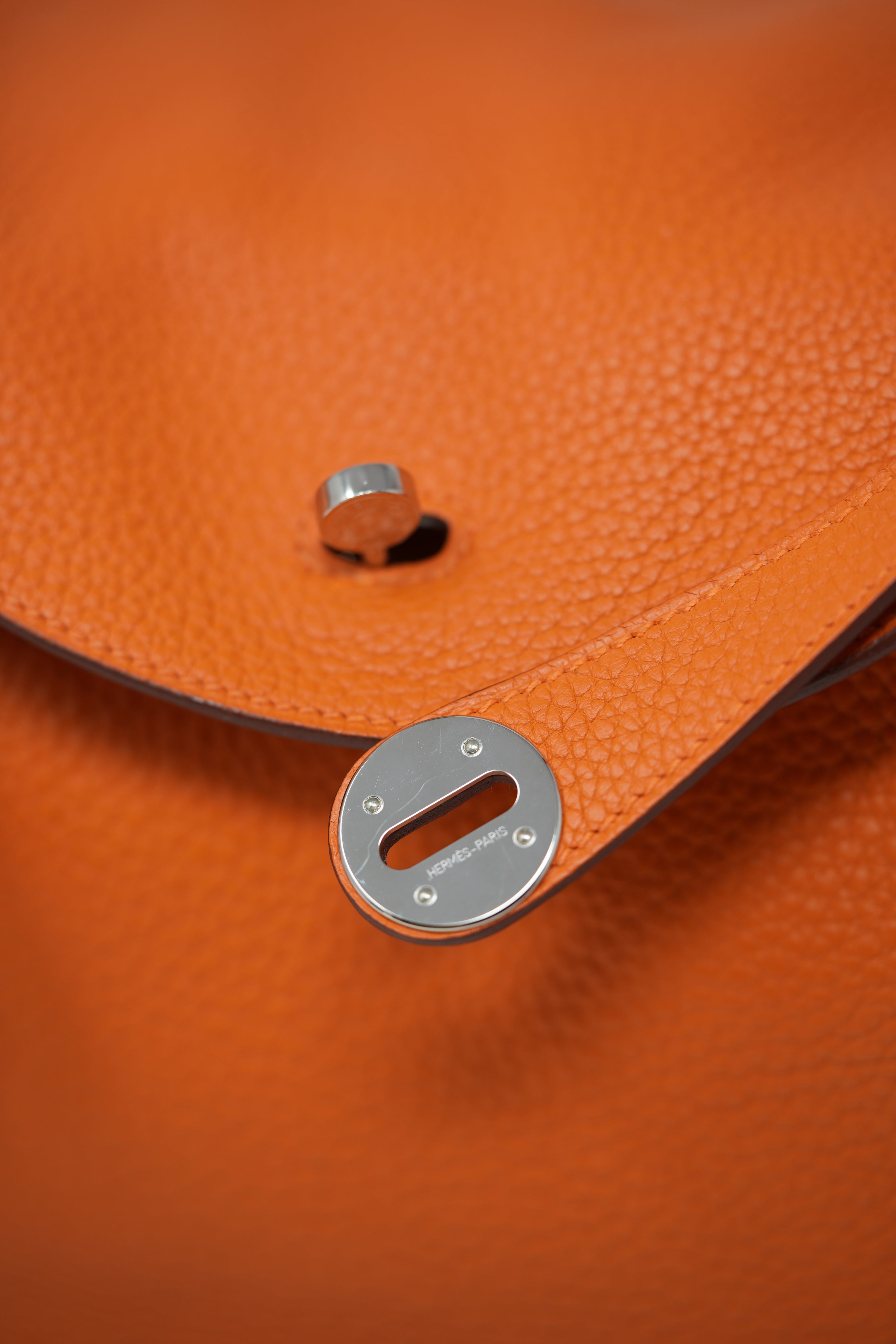 Hermes 2015 Lindy 30 TC Leather Handbag