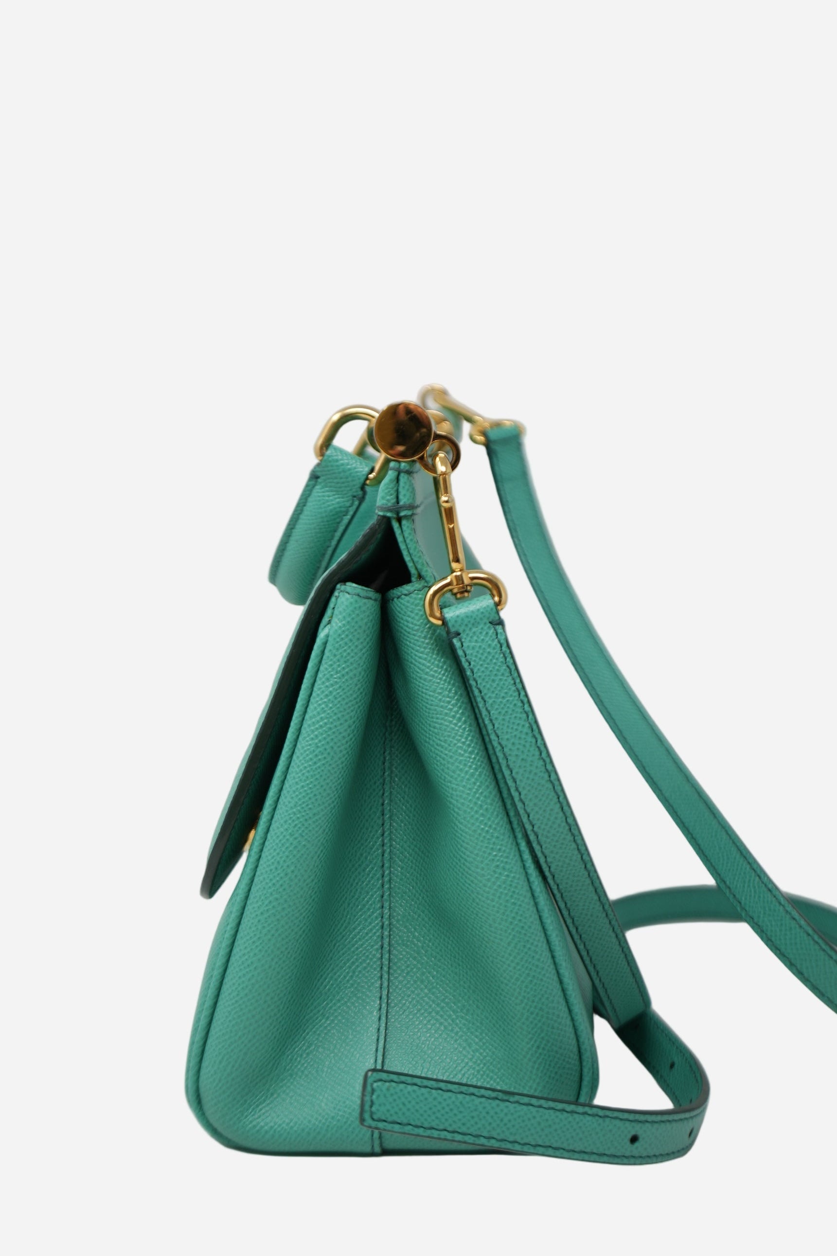 Dolce & Gabbana Green Medium Sicily Handbag