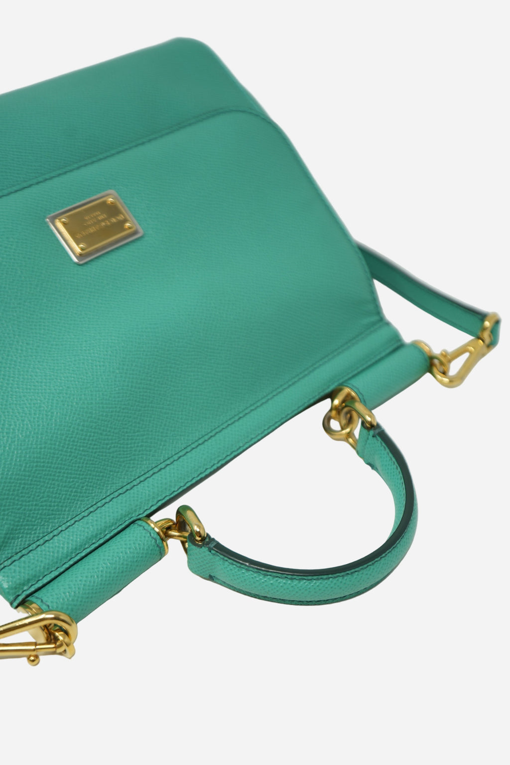 Dolce & Gabbana Green Medium Sicily Handbag