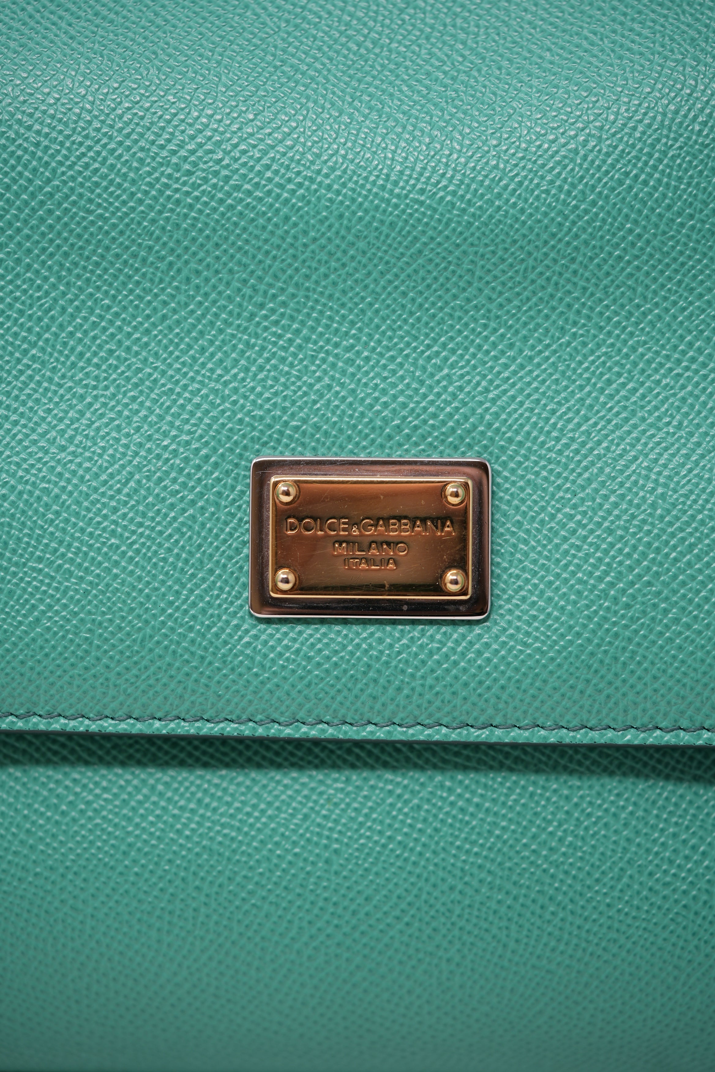 Dolce & Gabbana Green Medium Sicily Handbag