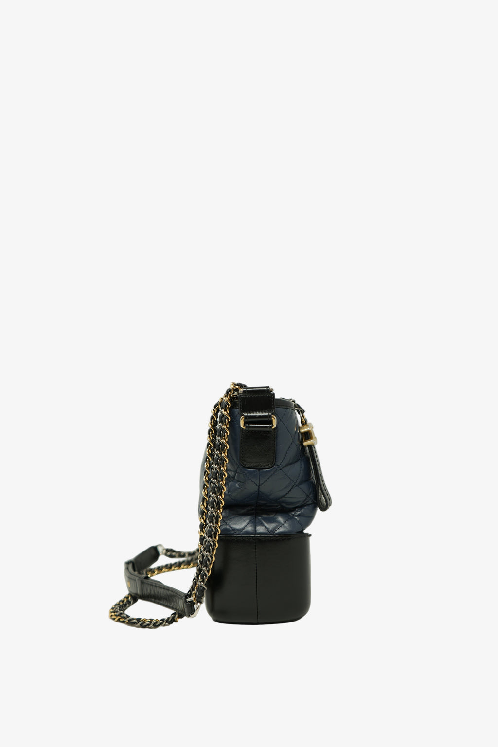 Pre-owned Chanel Gabrielle Hobo Medium Blue