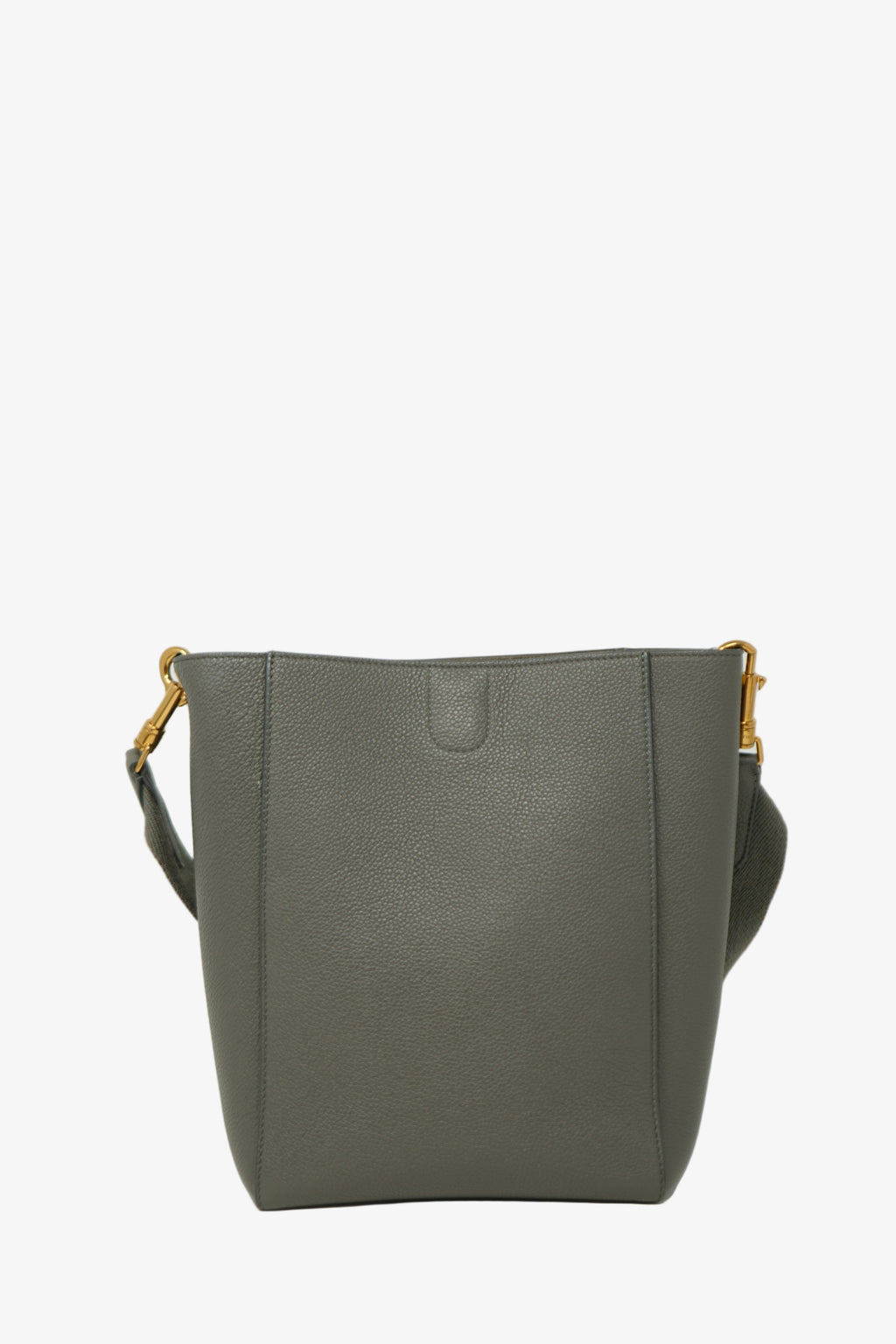 Celine Small Leather Sangle Bucket Bag