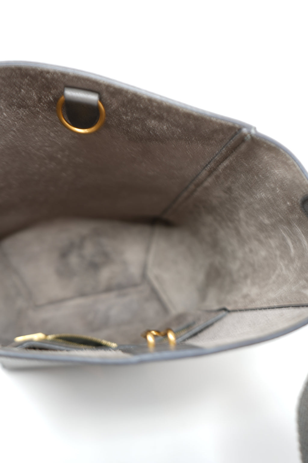 Celine Small Leather Sangle Bucket Bag