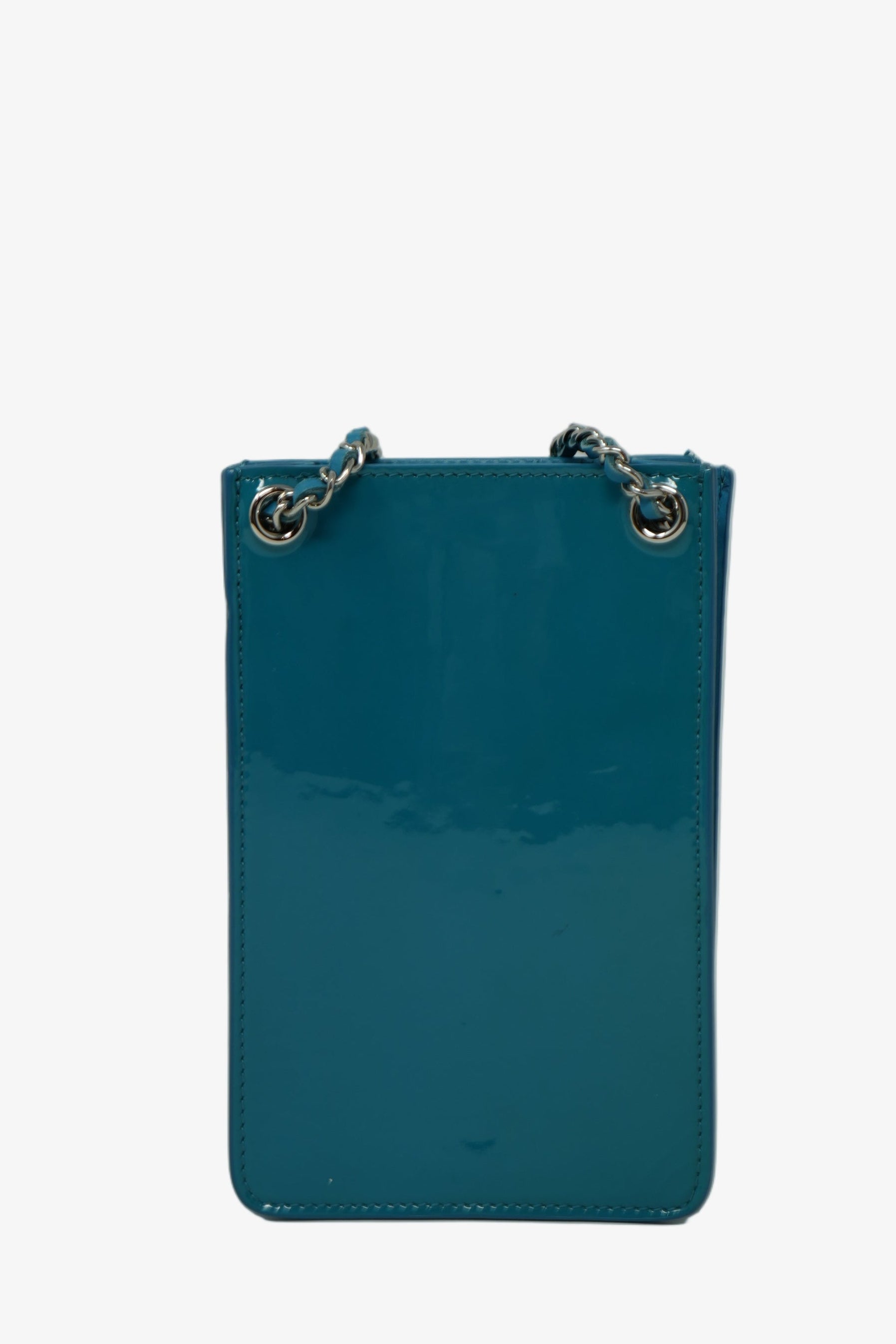 Pre-Owned Chanel Patent Phone Holder Bag