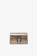 Gucci Gold Metallic Leather Dionysus Mini Bag