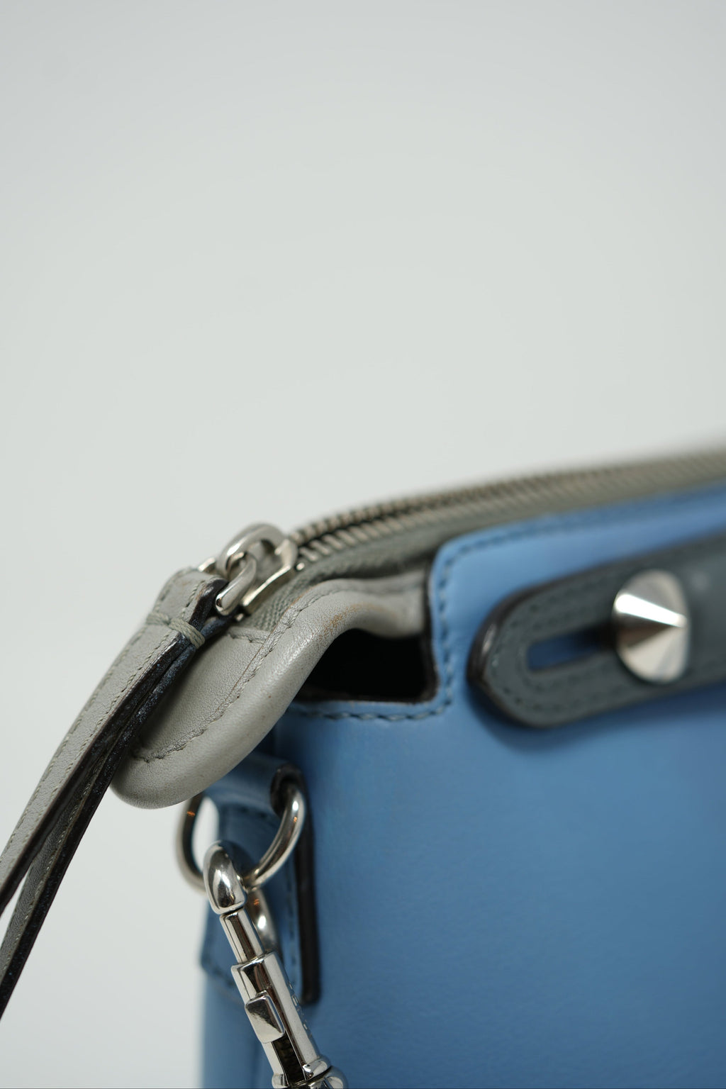 Fendi Blue Leather By The Way Small Bag