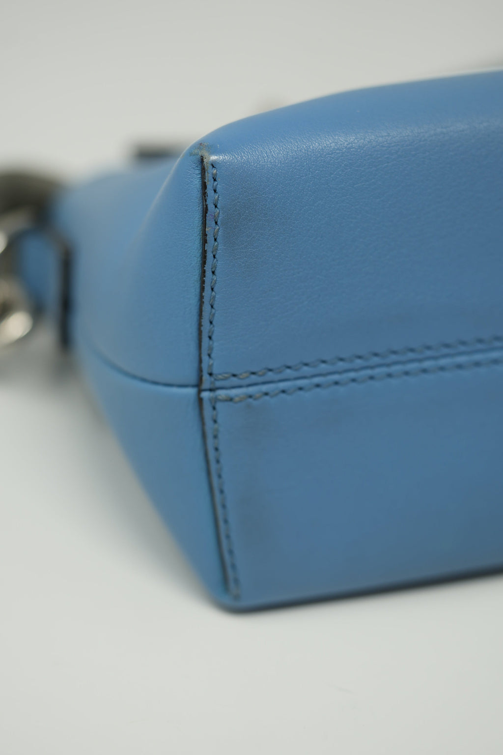Fendi Blue Leather By The Way Small Bag