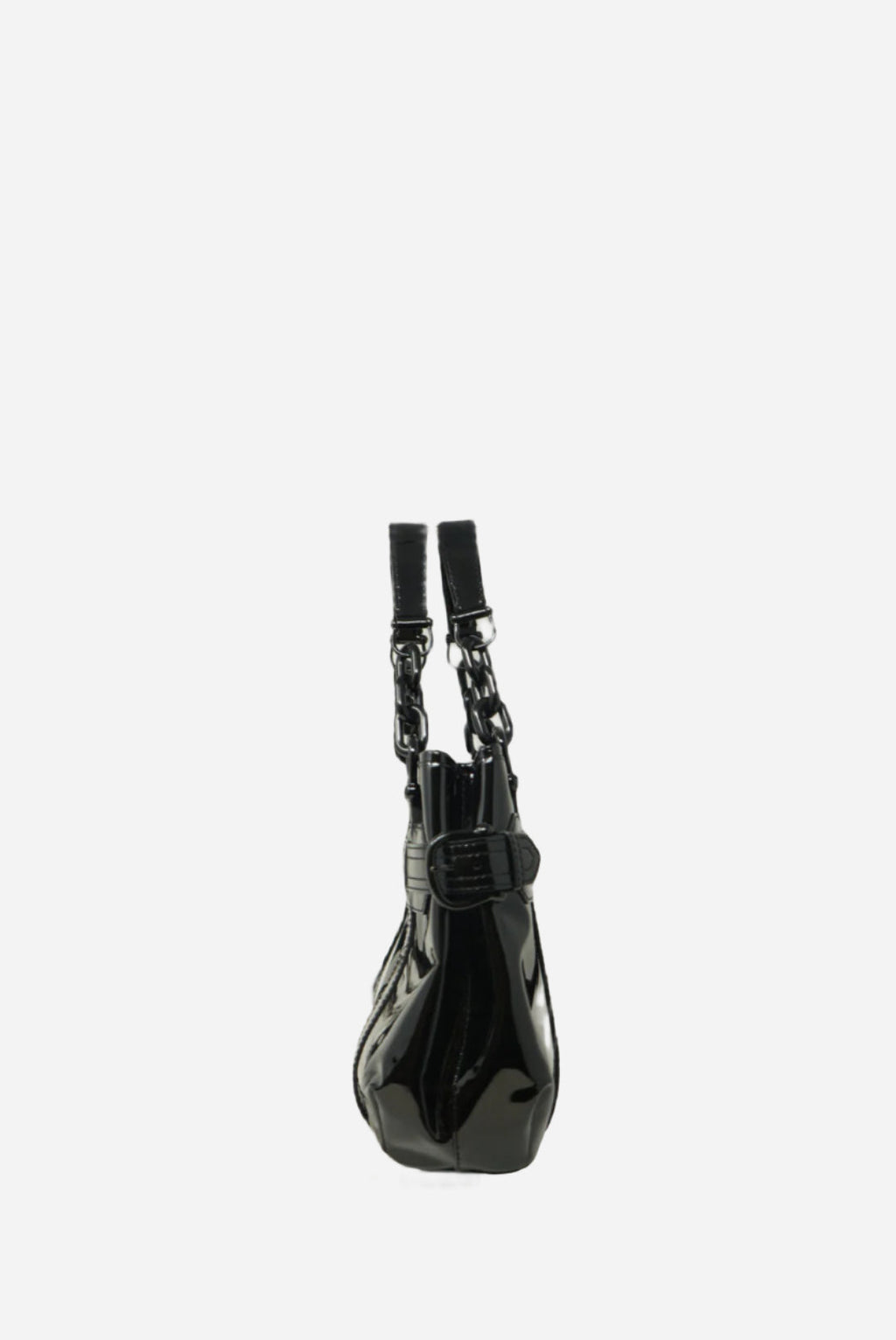 Burberry Patent Calfskin Chain Tote