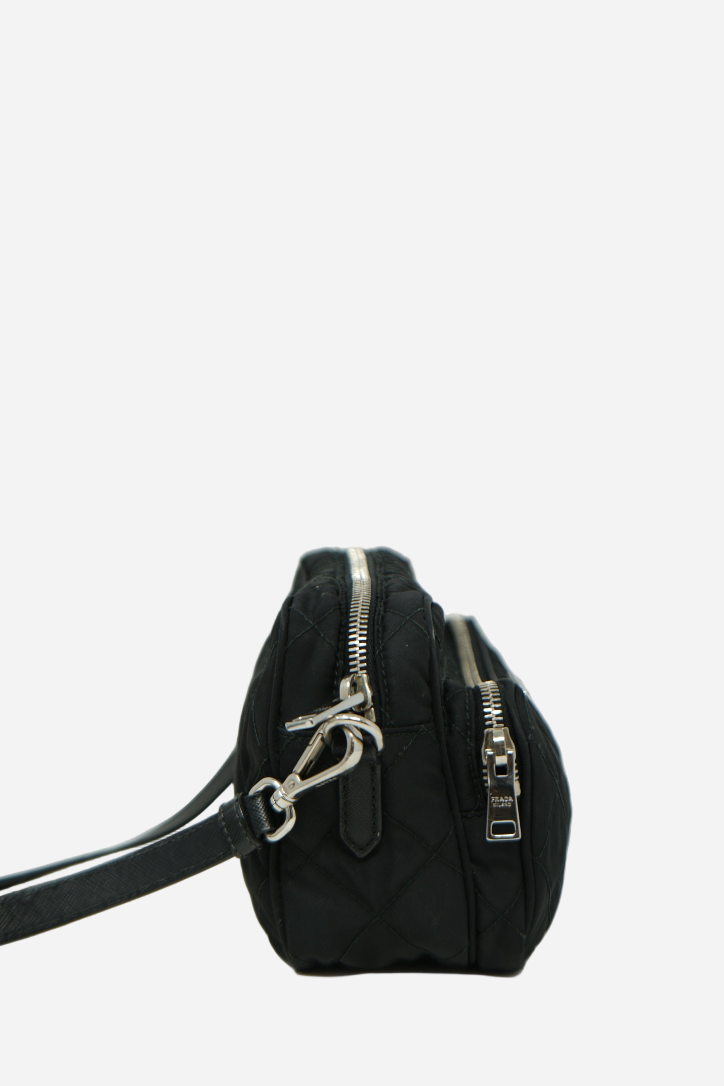 Prada Black Nylon Small Shoulder Bag
