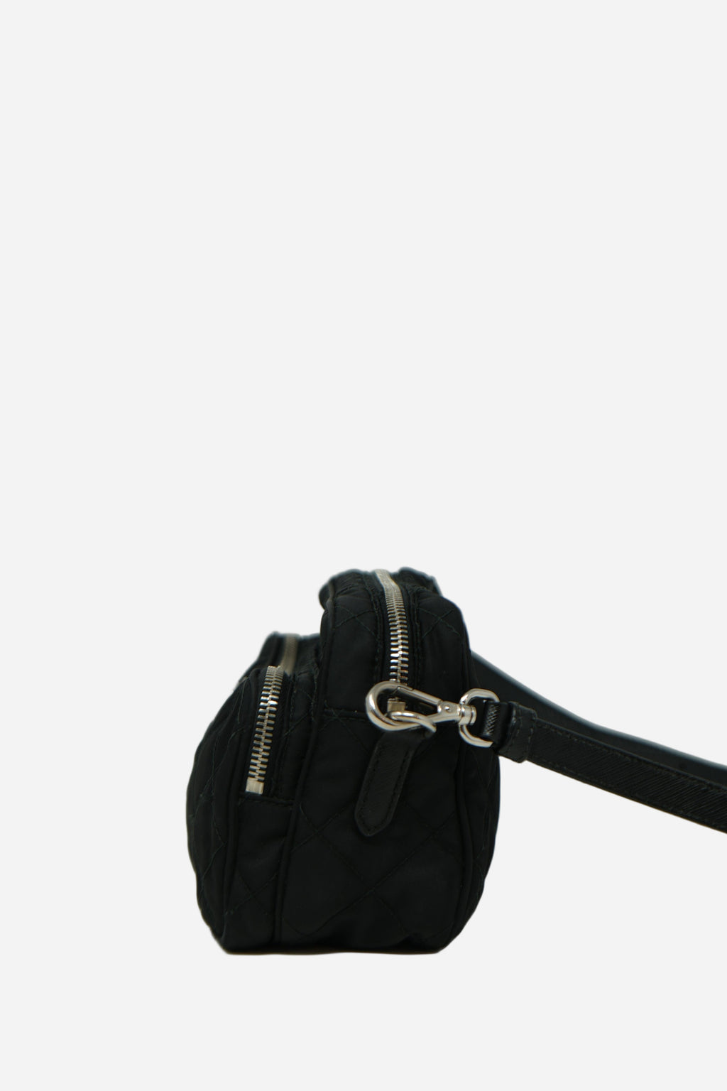 Prada Black Nylon Small Shoulder Bag