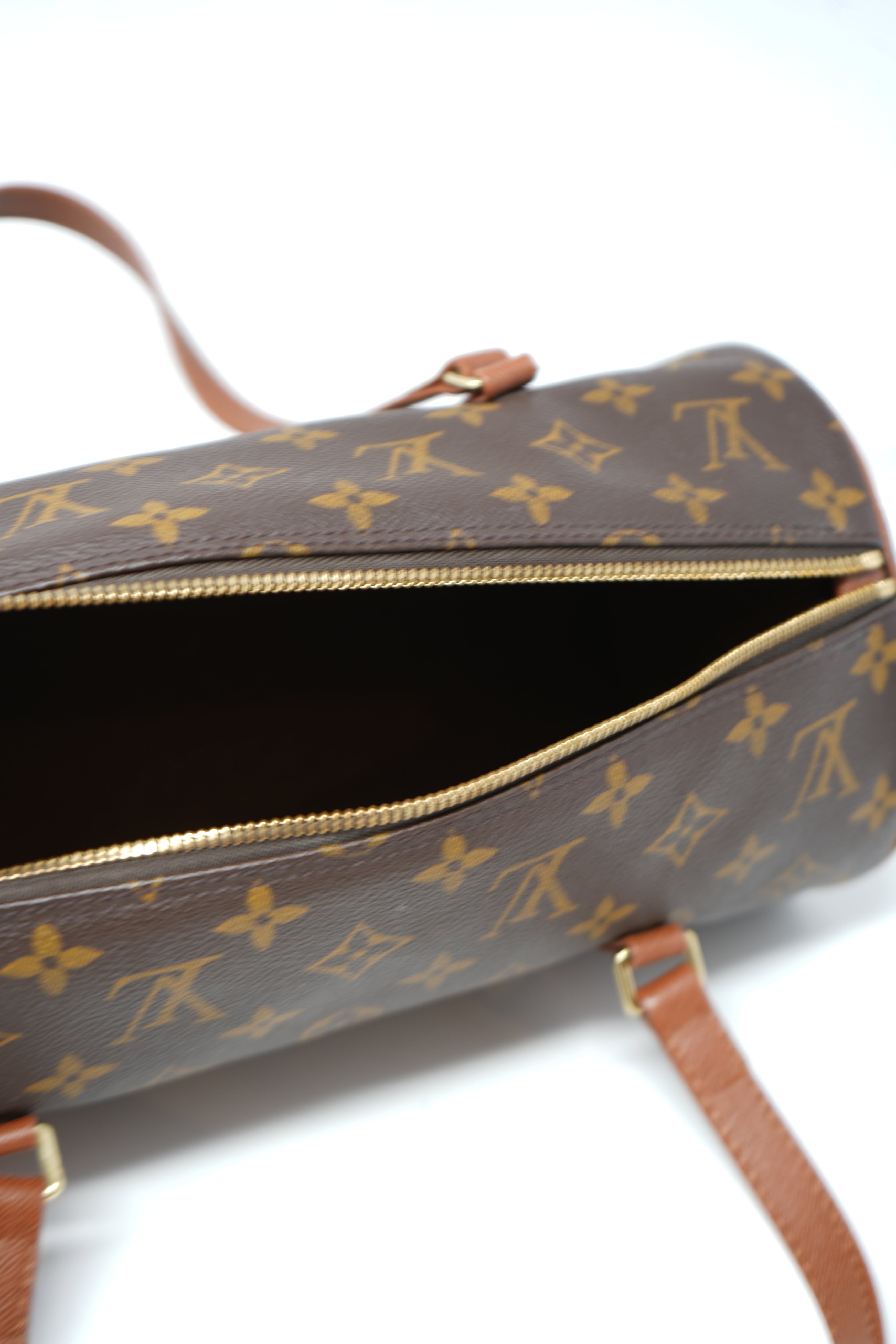 Louis Vuitton 1999 Brown Canvas Papillon 30 Bag
