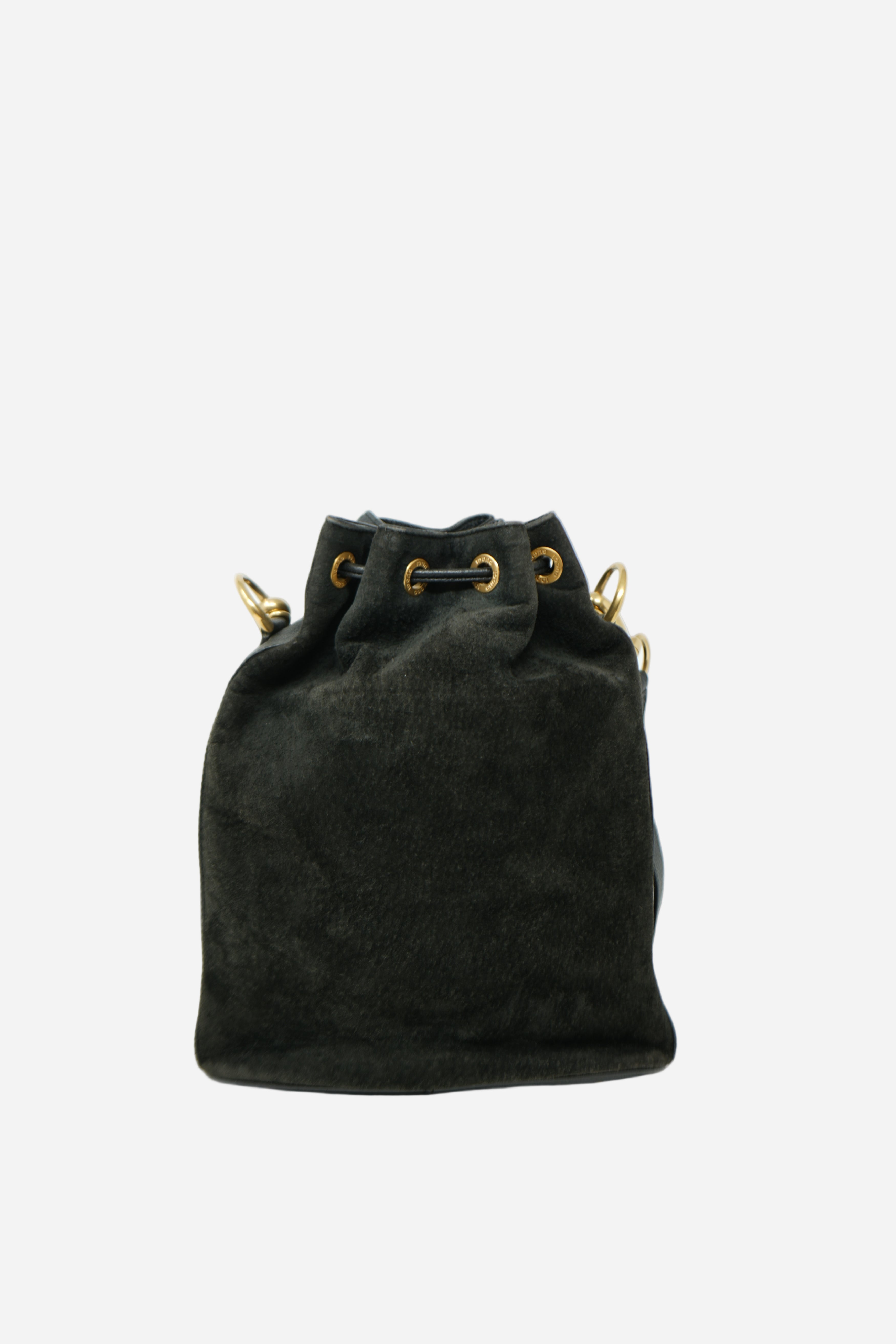 Gucci Vintage Suede Bucket Bag