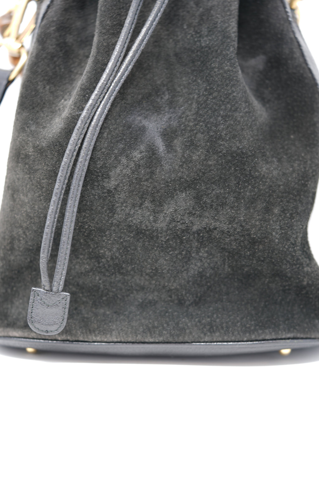 Gucci Vintage Suede Bucket Bag