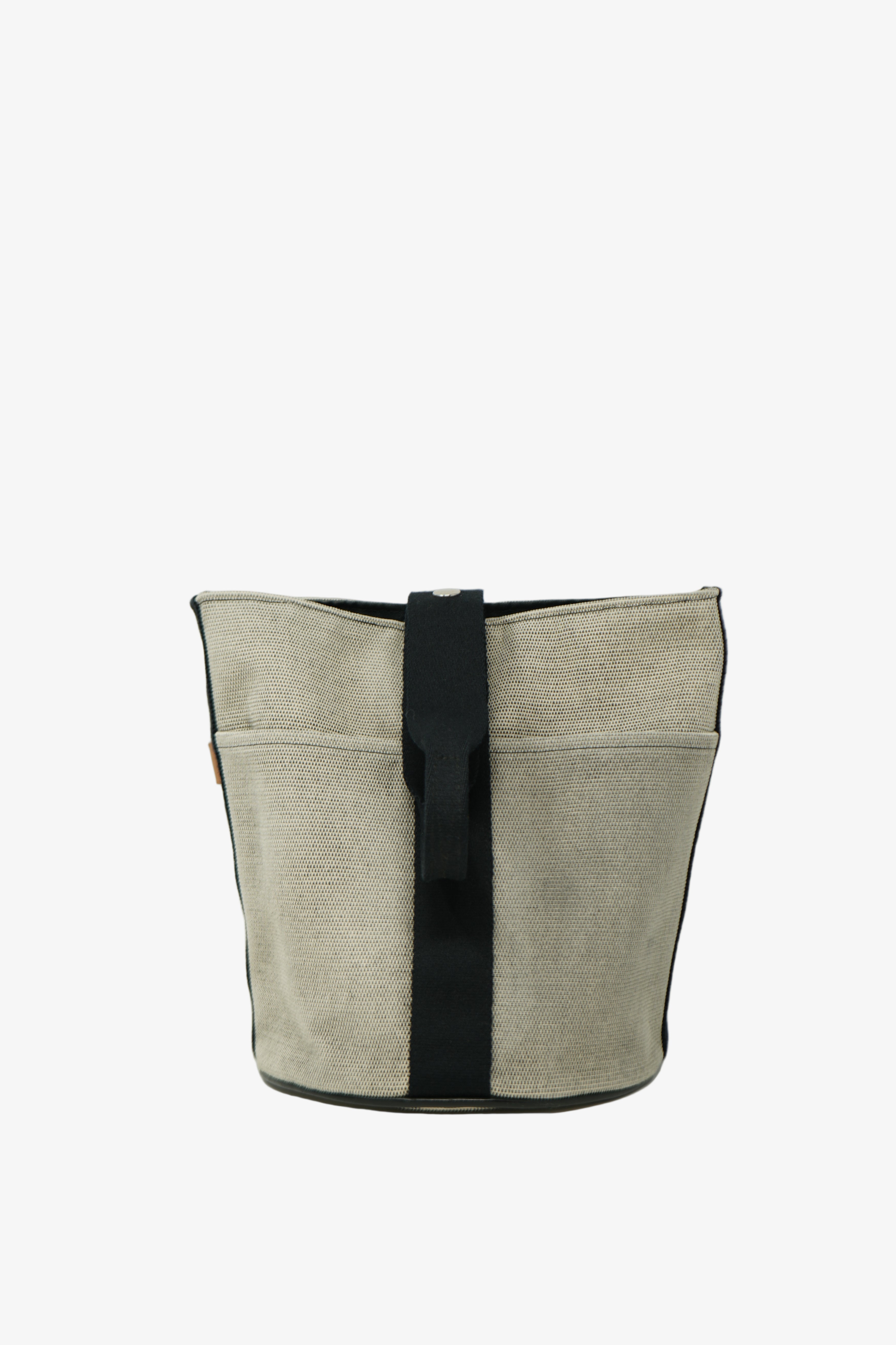 Hermès White Canvas Toile Sxo PM Bag