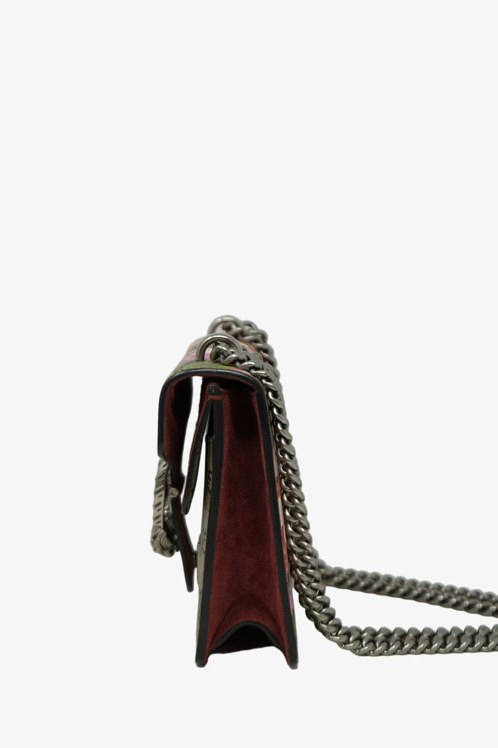 Gucci GG Canvas Mini Blooms Print Dionysus Shoulder Bag