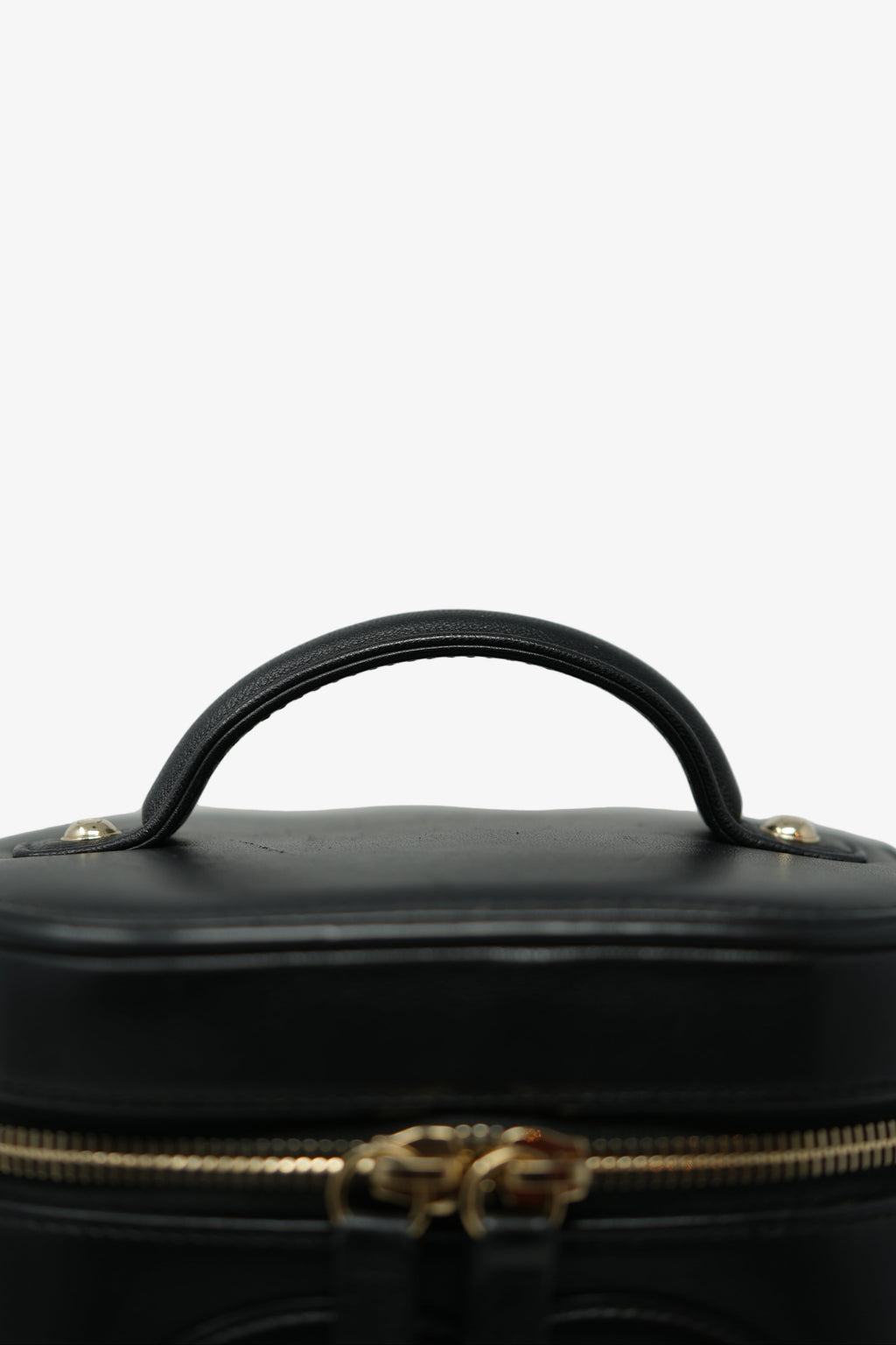 Pre-Owned Chanel 2019–2020 Black Lambskin Timeless Vanity Case