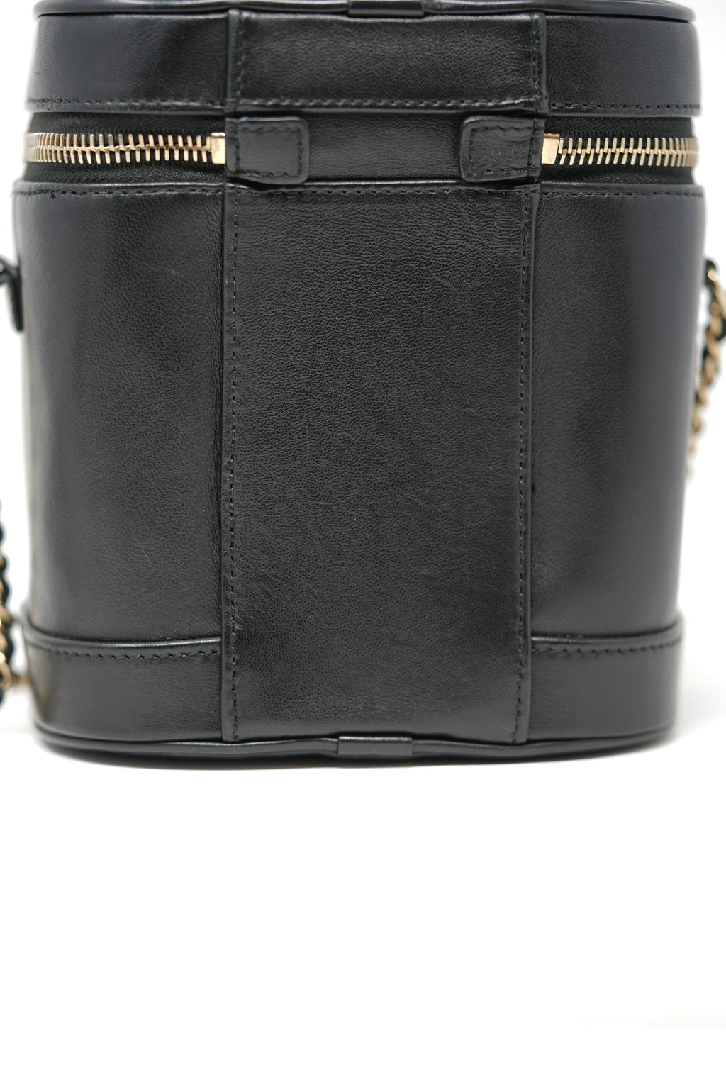 Pre-Owned Chanel 2019–2020 Black Lambskin Timeless Vanity Case