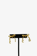 Dior Vintage Bow tie Earrings Clip-on