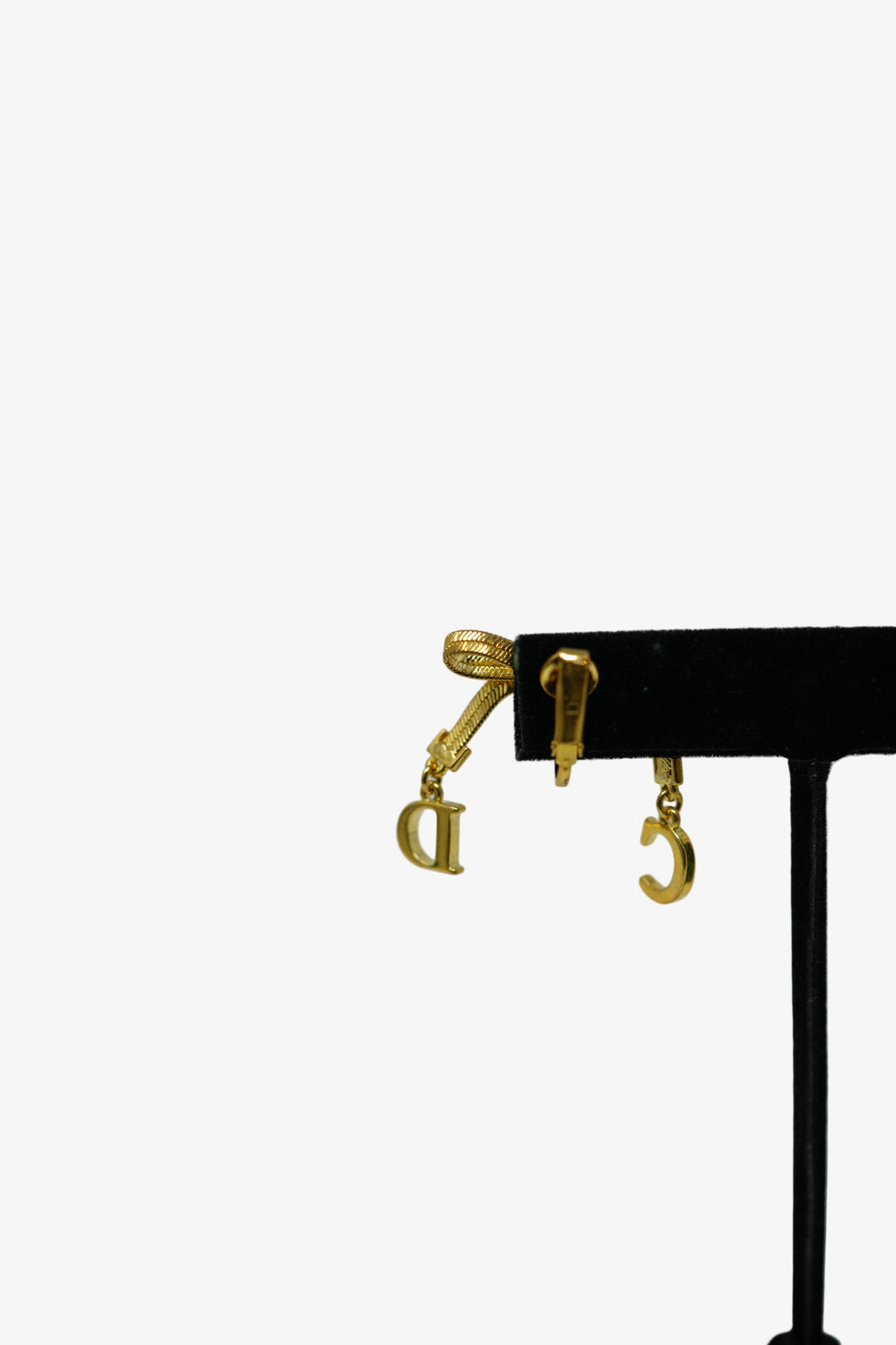 Dior Vintage Bow tie Earrings Clip-on