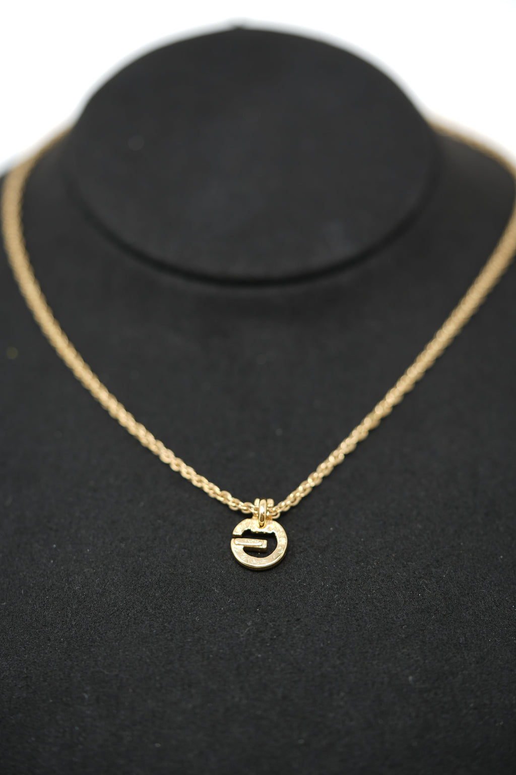 Givenchy G Rhinestone Necklace
